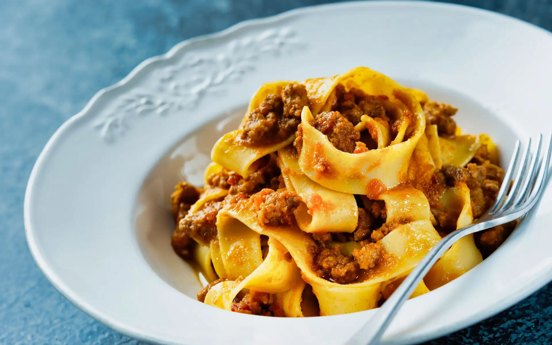 pappardelle al ragù di cinghiale