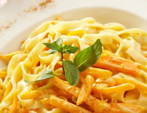 Fettuccine zucca e amaretti